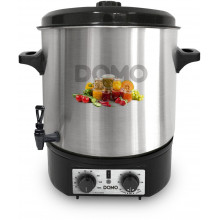 DOMO Rozsdamentes befőzőautomata - műanyag csap (27 l / 2000W) DO42323PC