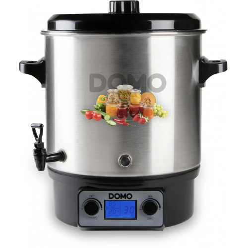 DOMO Rozsdamentes befőzőautomata LCD kijelzővel - műanyag csap (27l/2000W) DO42328PC DOMO Rozsdamentes befőzőautomata LCD kijelzővel - műanyag csap (27l/2000W) DO42328PC