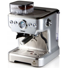 DOMO félprofesszionális presszó kávéfőző kávédarálóval, 1620W DO725K
