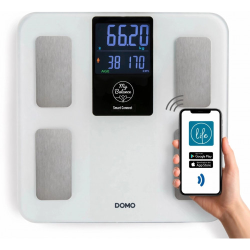DOMO My Balance Intelligens személymérleg DO9305W DOMO My Balance Intelligens személymérleg DO9305W