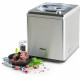 PRIMO Kompresszoros fagylaltgép, rozsdamentes acél (2l/180W) PR408IM