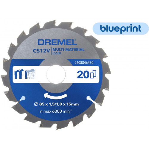 DREMEL® Blueprint (CS600) fűrészlap többféle anyaghoz 2608846430