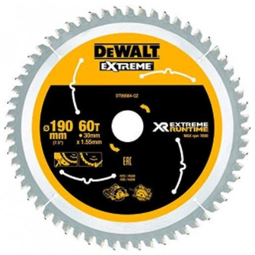 DeWALT DT99564-QZ XR FlexVolt Körfűrészlap 190 x 30mm 60T