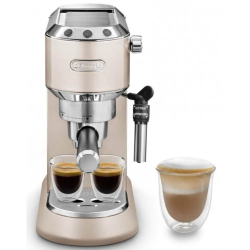 KIÁRUSÍTÁS DeLonghi Dedica Metallics Eszpresszó kávéfőző EC 785.BG KICSOMAGOLT, HIÁNYOS