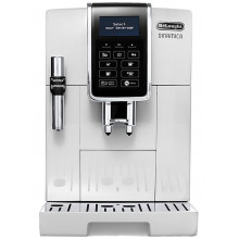 KIÁRUSÍTÁS DeLonghi Dinamica Automata kávéfőző ECAM 350.35.W SZERVIZELT, HASZNÁLT