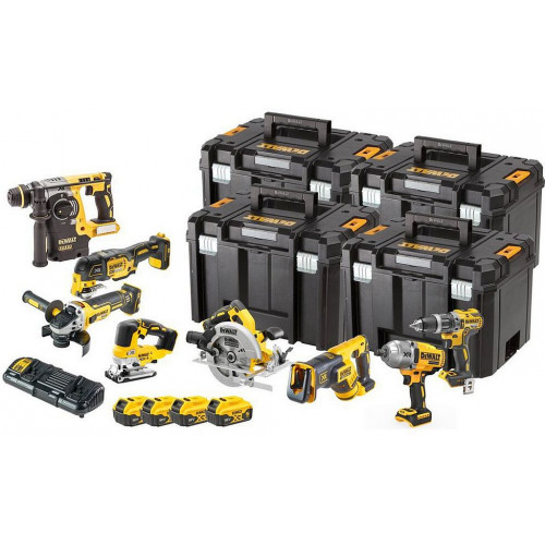 DeWALT DCK865P4T-QW 18V XR Akkus kombó szett XR (18V/4x5,0Ah) TSTAK