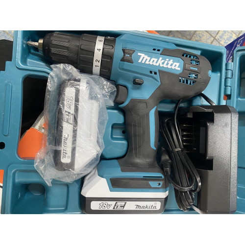 Makita HP488DWE akkus fúró-csavarozó, 2 x 1,5 Ah, 18 V
