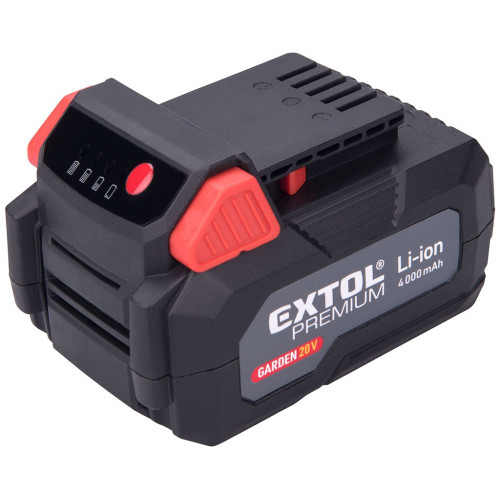 EXTOL PREMIUM újratölthető akkumulátor GARDEN20V, 20V Li-ion, 4000mAh 8895782