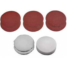 Einhell Polírozó és csiszolópárna készlet, 10 db, 150 mm 2093246