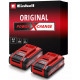 Einhell PXC Twinpack Akkumulátor szett (18V/2x4,0Ah) 4511629