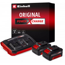 Einhell Power X-Change Twincharger Kit 1 Akkumulátor és töltő szett (18V/2x4,0Ah) 4512112