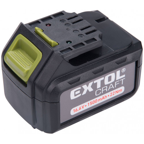 EXTOL CRAFT újratölthető akkumulátor, 16V Li-ion, 1500mAh 402420E EXTOL CRAFT újratölthető akkumulátor, 16V Li-ion, 1500mAh 402420E