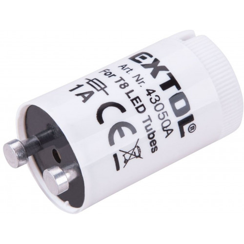 EXTOL LIGHT gyújtó (starter) klt. 25 db, a 43050, 43051, 43052 LED-es fénycsövekhez 43050A