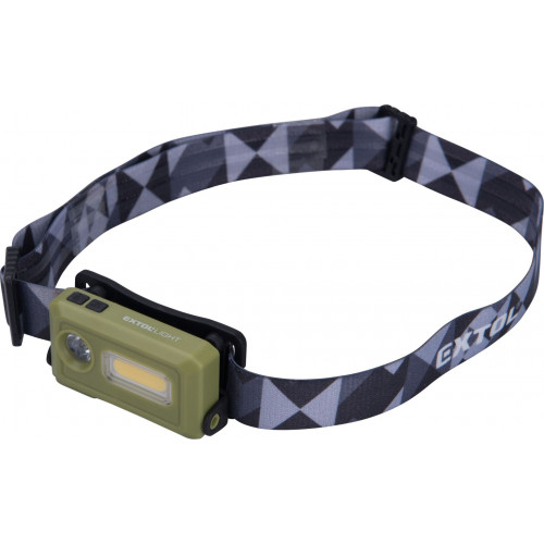 EXTOL LIGHT fényszóró 140lm, újratölthető, USB, LED + COB LED 43184 EXTOL LIGHT fényszóró 140lm, újratölthető, USB, LED + COB LED 43184
