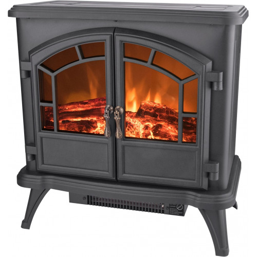 EXTOL Light LED kandalló elektromos fűtéssel, láng imitációval, 230V, 900/1800W 43421