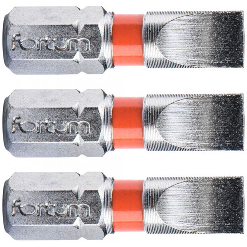 FORTUM-KITO lapos tip készlet 3db, 6x25mm, S2 4741106 FORTUM-KITO lapos tip készlet 3db, 6x25mm, S2 4741106