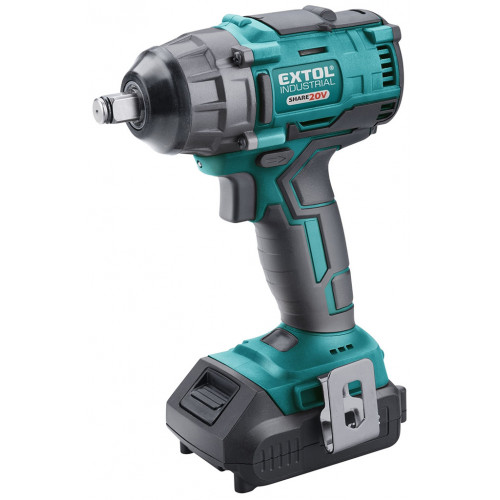 EXTOL akkus ütvecsavarozó, Share20V, 1/2" négyszög, Li-ion; 1db 20V akku: 2000 mAh 8791810 EXTOL akkus ütvecsavarozó, Share20V, 1/2" négyszög, Li-ion; 1db 20V akku: 2000 mAh 8791810