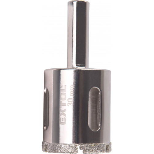 EXTOL Körkivágó üveghez, kerámiához és csempéhez, gyémánt szemcsés, 30 mm 8801987 EXTOL Körkivágó üveghez, kerámiához és csempéhez, gyémánt szemcsés, 30 mm 8801987