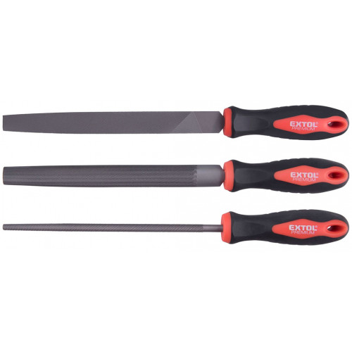 EXTOL PREMIUM fájlok, 3 darabos készlet, 200 mm, sec 2 8803610 EXTOL PREMIUM fájlok, 3 darabos készlet, 200 mm, sec 2 8803610