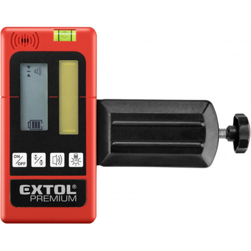 EXTOL PREMIUM vevő-detektor lézer. sugár, piros és zöld 8823390