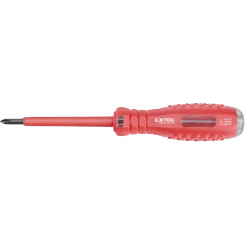 EXTOL PREMIUM feszültségvizsgáló 110-250V, PH1 (+), 160mm 8831204 EXTOL PREMIUM feszültségvizsgáló 110-250V, PH1 (+), 160mm 8831204
