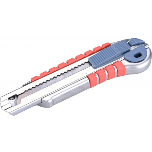EXTOL PREMIUM tapétavágó kés, 18mm gum. nyél fémházas; öntöltős 3 pengével 8855015 EXTOL PREMIUM tapétavágó kés, 18mm gum. nyél fémházas; öntöltős 3 pengével 8855015