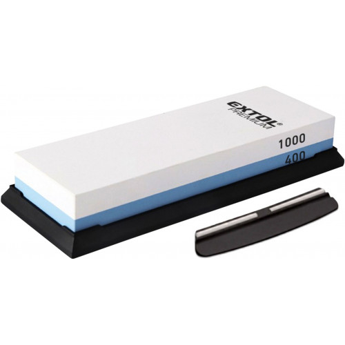 EXTOL PREMIUM olajcsiszoló kő késekhez kétoldalas, 180x60x28mm, P400 / P1000 8855401