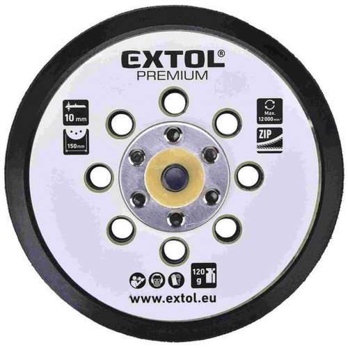 EXTOL PREMIUM tartalék gumi talp 8865038 rotációs csiszológéphez, , 8865038A EXTOL PREMIUM tartalék gumi talp 8865038 rotációs csiszológéphez, , 8865038A