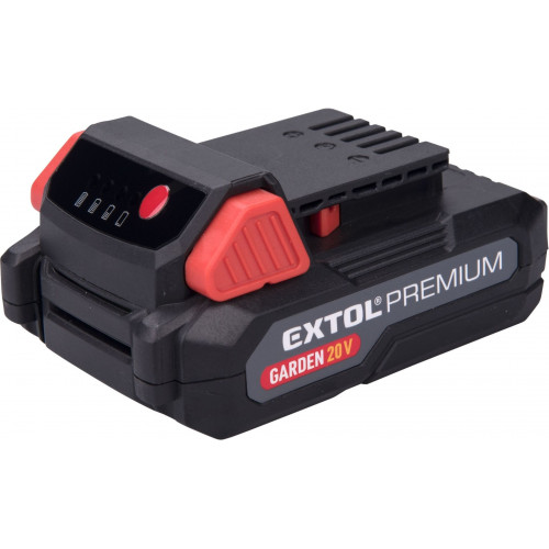 EXTOL PREMIUM újratölthető akkumulátor GARDEN20V, 20V Li-ion, 2000mAh 8895780