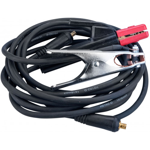 EXTOL PREMIUM hegesztő kábelek, 2db, 16mm2, 3m, 10-25, fogó 200A, gumi 8898220 EXTOL PREMIUM hegesztő kábelek, 2db, 16mm2, 3m, 10-25, fogó 200A, gumi 8898220