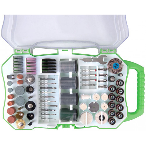 EXTOL Craft mini köszörű-, csiszoló- és polírozó készlet, 208 db 903771