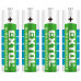 EXTOL Akkumulátor 1,2V AA (HR06) 2400 mAh, NiMh, 4 db bliszteren 42061