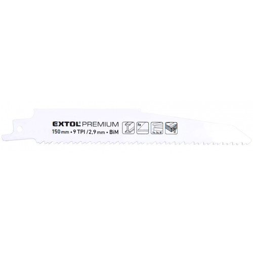EXTOL PREMIUM fémfűrészlap 3db, 150x22x1,6mm, Bi-metal 8806203 EXTOL PREMIUM fémfűrészlap 3db, 150x22x1,6mm, Bi-metal 8806203