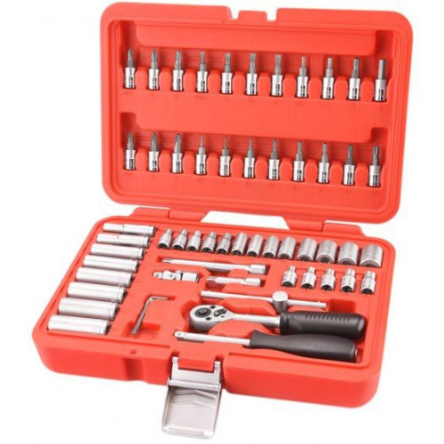 Extol dugókulcs klt. CV., 45fog; 1/4", 57db, dugófejek: 4-14mm, bitdugófej 8818101 Extol dugókulcs klt. CV., 45fog; 1/4", 57db, dugófejek: 4-14mm, bitdugófej 8818101