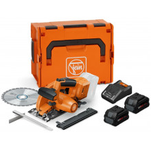 FEIN F-IRON Cut 57 AS Set Kompakt,akkumulátoros kézikörfűrész fémekhez (18V/2x8,0Ah)L-Boxx