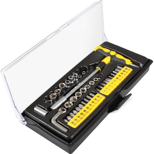 FIELDMANN FDS 1009-41R T- csavarhúzó bitekkel és dugókulcsokkal 50001183