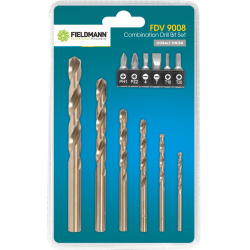FIELDMANN FDV 9008 fúrószár és bitkészlet, 12 db 50001375 FIELDMANN FDV 9008 fúrószár és bitkészlet, 12 db 50001375