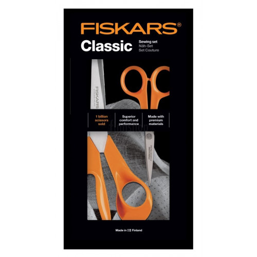 Fiskars Classic általános + varróolló készlet 1003031