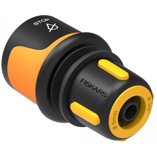 Fiskars Comfort Tömlő-gyorscsatlakozó STOP 9 mm (3/8”) 1027078