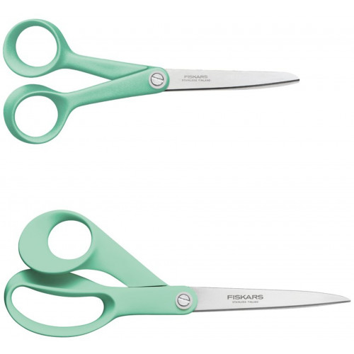Fiskars Inspiration Mint Univerzális olló szett (17 cm + 21 cm) 1084006