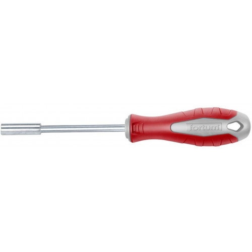 FORTUM Csavarhúzó markolat, mágneses csavarbehajtóval, S2, 1/4”×100mm 4740900