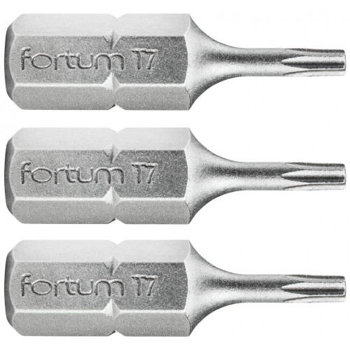 FORTUM-KITO hegy TORX, 3 db készlet, T 7x25mm, S2 4741407 FORTUM-KITO hegy TORX, 3 db készlet, T 7x25mm, S2 4741407