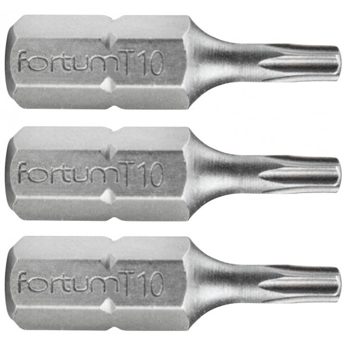 FORTUM-KITO TORX hegy, 3 db készlet, T 10x25mm, S2 4741410