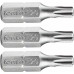 FORTUM-KITO tip TORX, 3 db készlet, T 20x25mm, S2 4741420
