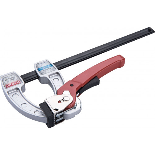 FORTUM racsnis asztalos szorító, alumínium/acél, TPR gumis markolat 4755003 FORTUM racsnis asztalos szorító, alumínium/acél, TPR gumis markolat 4755003