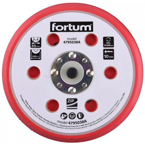 FORTUM Pneumatikus rotációs (excenter) csiszoló 150 mm tartalék talp 4795038A FORTUM Pneumatikus rotációs (excenter) csiszoló 150 mm tartalék talp 4795038A