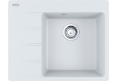Franke Centro CNG 611-62 TL/7 Fragránit mosogató, 620 x 500 mm, fehér 114.0637.164