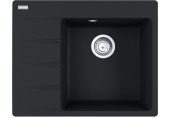 Franke Centro CNG 611-62 TL/7 Fragránit mosogató, 620 x 500 mm, matt fekete 114.0637.434