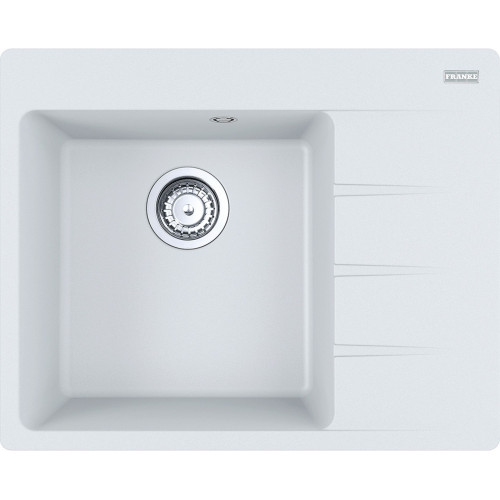 Franke Centro CNG 611-62 TL/2 Fragránit mosogató, 620 x 500 mm, fehér 114.0637.494