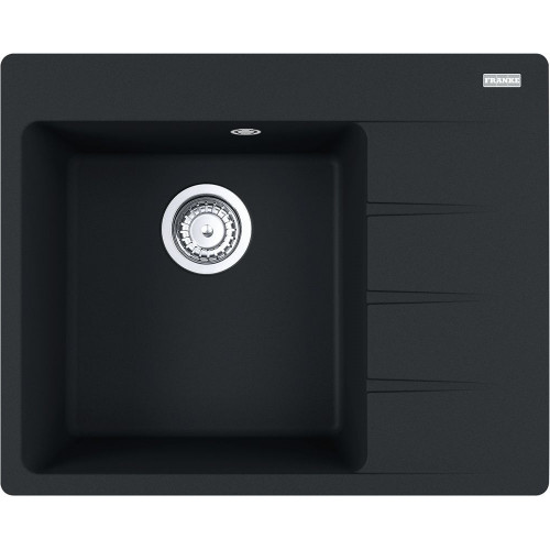 Franke Centro CNG 611-62 TL/2 Fragránit mosogató, 620 x 500 mm, matt fekete 114.0637.495
